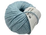 COTTON IN LOVE 65 BŁĘKITNY włóczka KATIA 50g 115m wełna 50% merino i 50% bawełna egipska  Outlet Włóczki