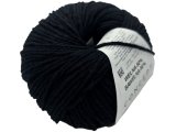 COTTON IN LOVE 62 CZARNY włóczka KATIA 50g 115m wełna 50% merino i 50% bawełna egipska  Outlet Włóczki