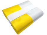 10cm 50m HURT ŻÓŁTA YELLOW wstążka satynowa szeroka na kokardy wstęgi miękka ale sztywna hurtownia wstążek Warszawa