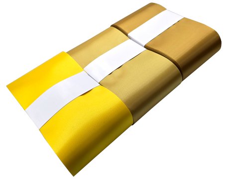 10cm 50m HURT ŻÓŁTA YELLOW wstążka satynowa szeroka na kokardy wstęgi miękka ale sztywna hurtownia wstążek Warszawa