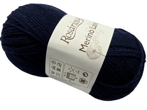 MERINO LAND 09 Granatowa ciemna 50g 220m Rosarios4 włóczka 100% wełna merino hurtownia włóczek GOLD-POL Warszawa