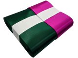 10cm 50m HURT PINK CIEMNA RÓŻOWA 109 wstążka satynowa atłasowa szeroka na kokardy wstęgi hurtownia wstążek Warszawa