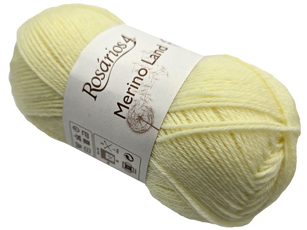 MERINO LAND 04 Żółta 50g 220m Rosarios4 włóczka 100% wełna merino hurtownia włóczek GOLD-POL Warszawa