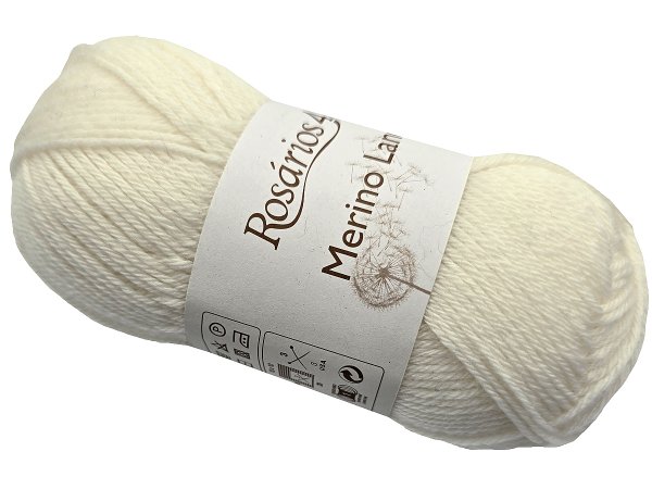MERINO LAND 02 Ecru Kremowa 50g 220m Rosarios4 włóczka 100% wełna merino hurtownia włóczek GOLD-POL Warszawa