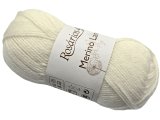 MERINO LAND 02 Ecru Kremowa 50g 220m Rosarios4 włóczka 100% wełna merino hurtownia włóczek GOLD-POL Warszawa