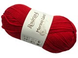 MERINO LAND 08 Czerwona 50g 220m Rosarios4 włóczka 100% wełna merino hurtownia włóczek GOLD-POL Warszawa