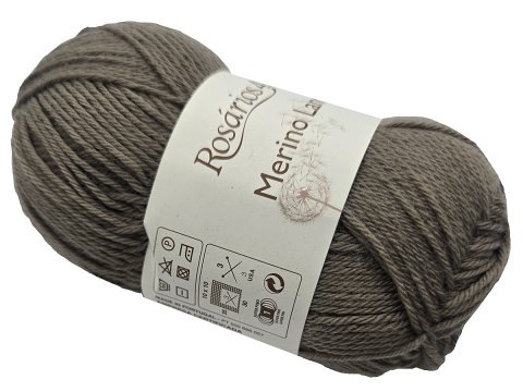 MERINO LAND 39 Brązowa 50g 220m Rosarios4 włóczka 100% wełna merino hurtownia włóczek GOLD-POL Warszawa