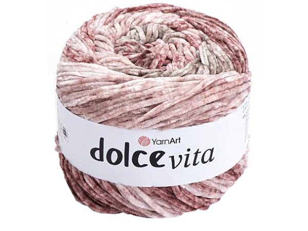 DOLCE VITA 09 Mix Beż Róż włóczka YarnArt 150g 260m włóczki dla dzieci na kocyk sklep z włóczkami GOLD-POL