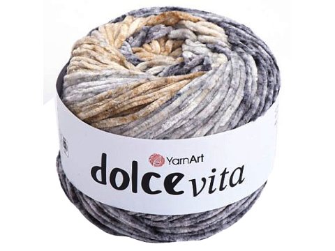 DOLCE VITA 12 Mix Beż Szary włóczka YarnArt 150g 260m włóczki dla dzieci na kocyk sklep z włóczkami GOLD-POL