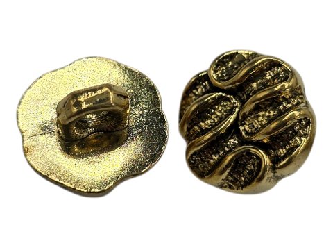 13mm Guziki złote opk 20szt kolor ZŁOTY guziki plastikowe lekkie na stopce do sweterka marynarki bluzeczki