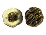13mm Guziki złote opk 20szt kolor ZŁOTY guziki plastikowe lekkie na stopce do sweterka marynarki bluzeczki