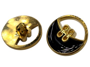 25mm Guziki złote / czarne...