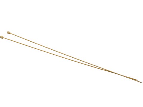Druty proste 2mm 35cm bambusowe leciutkie eko do dziergania delikatnych szali swetrów