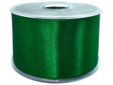 Wstążka Dwustronna Atłasowa 50mm | Zielona Ciemna 307 | Rolka 25m