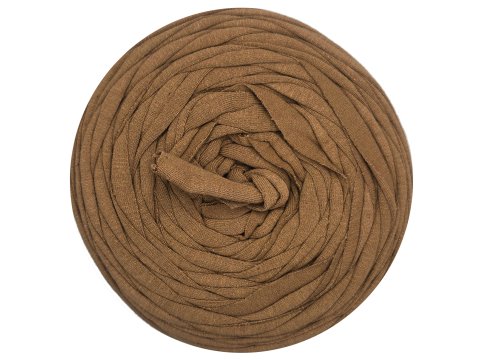 Spaghetti cotton BEŻ KARMEL CIEMNY JASNY BRĄZ cena za 1 sztukę około 120m włóczka z recyklingu t-shirt nici bawełna sklep