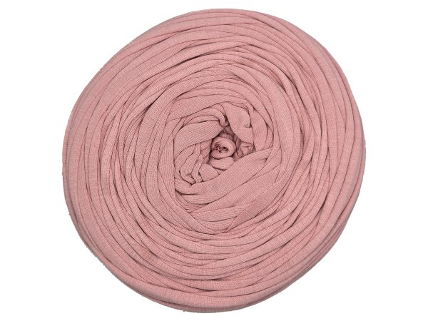 Spaghetti cotton RÓŻ INDYJSKI cena za 1 sztukę około 120m włóczka z recyklingu t-shirt nici bawełna sklep