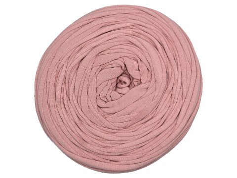 Spaghetti cotton RÓŻ INDYJSKI cena za 1 sztukę około 120m włóczka z recyklingu t-shirt nici bawełna sklep