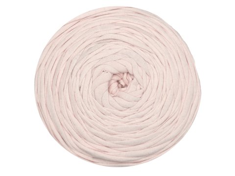 Spaghetti cotton RÓŻ NAJJAŚNIEJSZY PASTELOWY cena za 1 sztukę około 120m włóczka z recyklingu t-shirt nici bawełna s