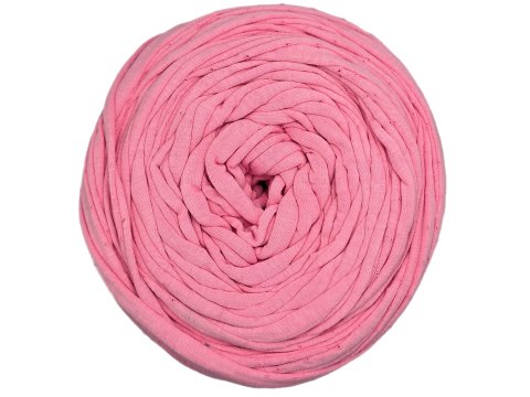 Spaghetti cotton RÓŻ JASNY BABY cena za 1 sztukę około 120m włóczka z recyklingu t-shirt nici bawełna sklep