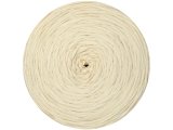 Spaghetti cotton ECRU KREM cena za 1 sztukę około 120m włóczka z recyklingu t-shirt nici bawełna