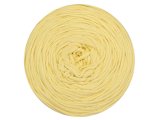 Spaghetti cotton ŻÓŁTY WANILIOWY cena za 1 sztukę około 120m włóczka z recyklingu t-shirt nici bawełna