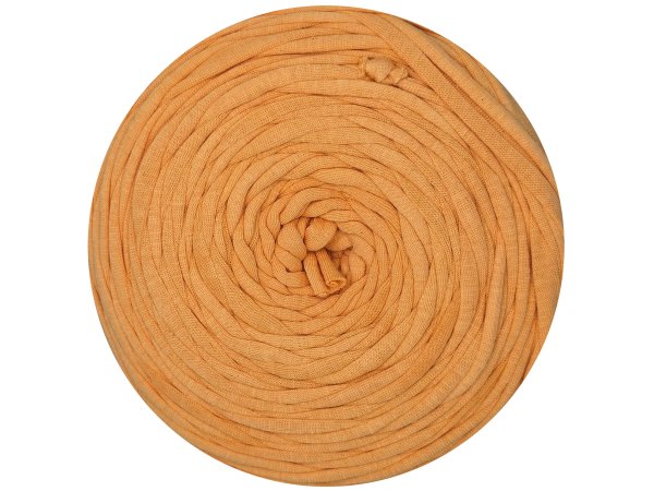 Spaghetti cotton POMARAŃCZOWY ŁOSOŚ cena za 1 sztukę około 120m włóczka z recyklingu t-shirt nici bawełna s