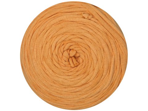 Spaghetti cotton POMARAŃCZOWY ŁOSOŚ cena za 1 sztukę około 120m włóczka z recyklingu t-shirt nici bawełna s