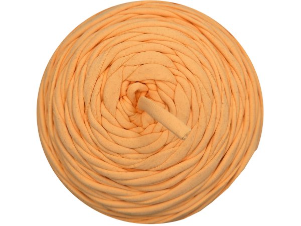Spaghetti cotton POMARAŃCZOWY ŁOSOŚ cena za 1 sztukę około 120m włóczka z recyklingu t-shirt LYCKRA