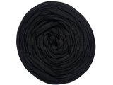 Spaghetti cotton CZARNY GŁADKI cena za 1 sztukę około 120m włóczka z recyklingu t-shirt nici bawełna sklep w Warszawie