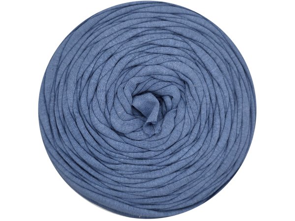 Spaghetti cotton NIEBIESKI JASNY cena za 1 sztukę około 120m włóczka z recyklingu t-shirt nici bawełna gruba