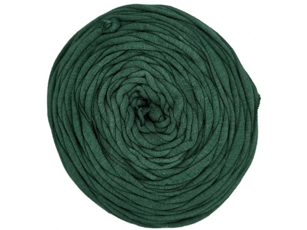 Spaghetti cotton ZIELONY SPŁOWIAŁY cena za 1 sztukę około 120m włóczka z recyklingu t-shirt nici bawełna