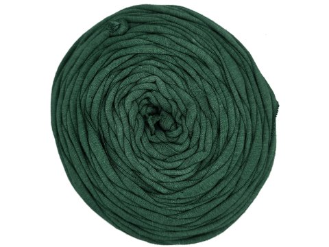 Spaghetti cotton ZIELONY SPŁOWIAŁY cena za 1 sztukę około 120m włóczka z recyklingu t-shirt nici bawełna
