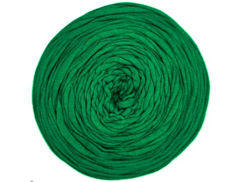 Spaghetti cotton ZIELONA TRAWA JERSEY cena za 1 sztukę około 120m włóczka z recyklingu t-shirt nici bawełna sklep