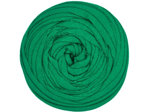 Spaghetti cotton ZIELONY DRESÓWKA cena za 1 sztukę około 120m włóczka z recyklingu t-shirt nici bawełna sklep