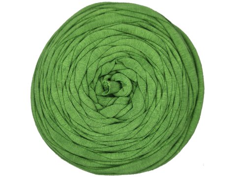 Spaghetti cotton ZIELONY GROSZEK cena za 1 sztukę około 120m włóczka z recyklingu t-shirt nici bawełna