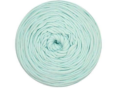 Spaghetti cotton NIEBIESKI AQUA cena za 1 sztukę około 120m włóczka z recyklingu t-shirt nici bawełna sklep