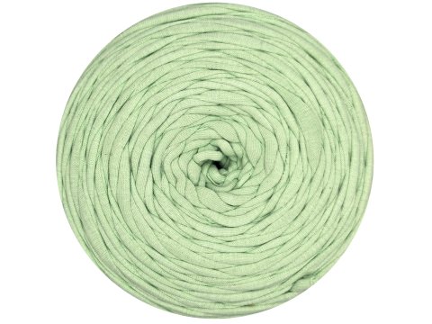 Spaghetti cotton ZIELONY JASNY cena za 1 sztukę około 120m włóczka z recyklingu t-shirt nici bawełna sklep