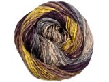 Włóczka Linen Soft 7415 MIX ŻÓŁTY ŚLIWKA SZARY BEŻ YarnArt na Topy i Bluzki  ✔️