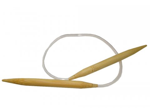 Druty okrągłe 8mm 41cm bambusowe idealne do robienia czapki