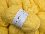 KID SILK włóczka 340 ŻÓŁTA SŁONECZNA Viking Garn 25g 200m mix moheru i jedwabiu szlachetność i delikatność w jednym