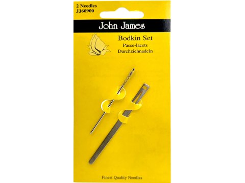 Igły do Przewlekania Gumek i Sznurków John James Bodkin Set JJ60900 2 szt. hurtownia igieł
