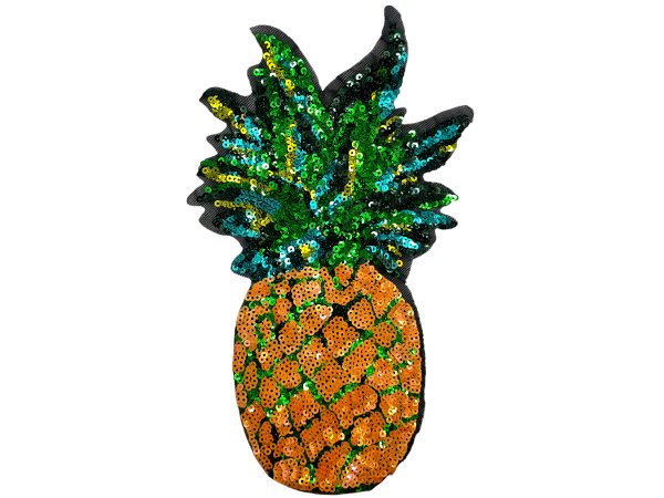 Aplikacja ANANAS cekinowa cena za 1szt Outlet Koniec Kolekcji ostatnie sztuki