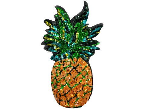 Aplikacja ANANAS cekinowa cena za 1szt Outlet Koniec Kolekcji ostatnie sztuki