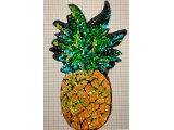 Aplikacja ANANAS cekinowa cena za 1szt Outlet Koniec Kolekcji ostatnie sztuki