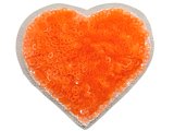 Aplikacja SERCE orange fluo cekinowa TERMO NA ŻELAZKO cena za 1szt Outlet Koniec Kolekcji ostatnie sztuki