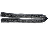 Aplikacja WSTAWKA CZARNA z koralami 85cm cena za 1szt Outlet Koniec Kolekcji ostatnie sztuki