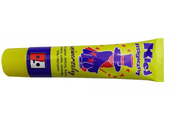 Klej MAGICZNY 45g do tkanin styropianu papieru kartonu folii ceramiki
