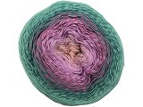 ROSEGARDEN 335 MINT LILA BEŻ ECRU 100% BAWEŁNA cienka włóczka YarnArt 250g 1000m na chusty letnie sukienki sklep z włóczką