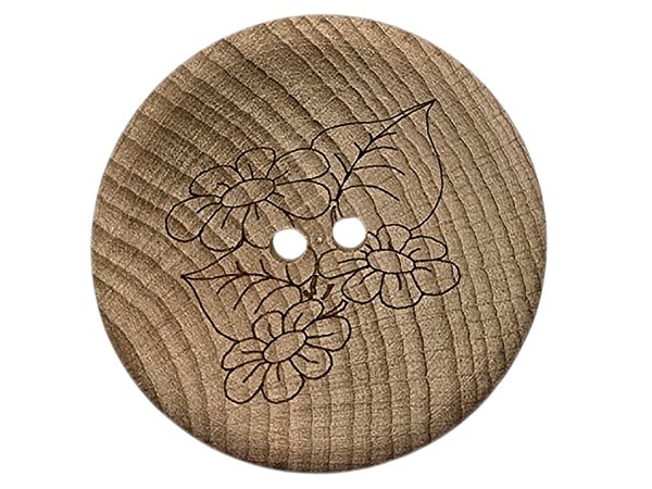 50mm guziki drewniane 1 sztuka cena detaliczna guzik z dwoma dziurkami hurtownia guzików