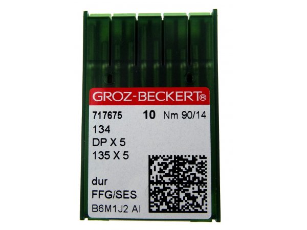 Igły przemysłowe gruba kolba DO DZIANIN 90/14 Groz Beckert 134 DPx5 135x5 FFG/SES